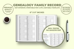 Genealogy Family Record KDP Interior Product Image 2