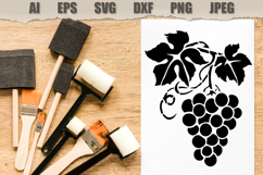 Stencil Grape Cluster Product Image 2