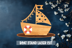 9 Boat Laser Cut Home Decor - Wooden Decor Laser Cut Product Image 3