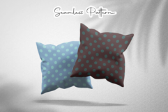 Blue Polka Dot Seamless Pattern Product Image 2