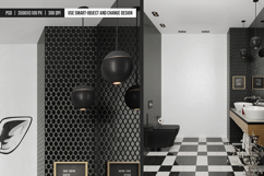 Bathroom Wall Poster Mockup Product Image 2