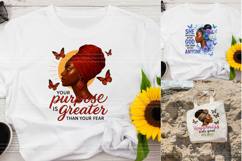 Black Woman Christian Sublimation Designs Product Image 2