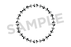 Plant Leaf Wreath Clip Art Set Product Image 4