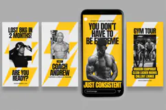 Fitness Gym Instagram story Canva Template Product Image 2