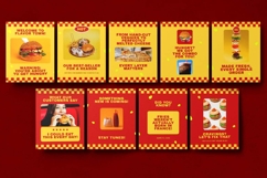 Food and Beverage Instagram Carousel &amp; Canva Template Product Image 2