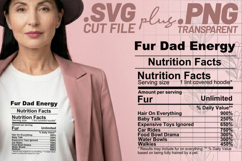 4x Funny Quotes Fur Dad Club Energy Mode Mood SVG Cut Files Product Image 3