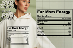 4x Funny Quotes Fur Mom Club Energy Mode Mood SVG Cut Files Product Image 3