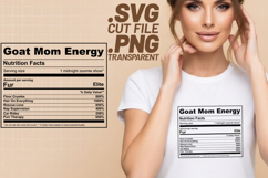 4x Funny Quotes Goat Mom Club Energy Mode Mood SVG Cut Files Product Image 3