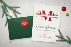 Christmas Split Monogram Font Product Image 3