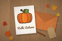 3D Layered Pumpkin SVG Product Image 3