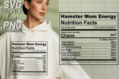4x Funny Quotes Hamster Mom Club Energy Mode SVG Cut Files Product Image 3