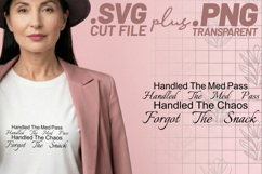 4x Nurse Quotes Chart Later Care Now SVG Cut Files Cricut RN Product Image 3