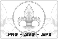Vector design of the fleur de lis Product Image 2