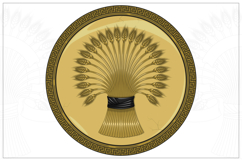 Greek Amphora with Sheaf of Wheat Product Image 2