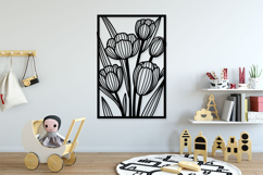 Wall Decor SVG / Laser Cut Tulip Product Image 2