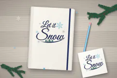 Let it Snow Winter SVG Product Image 4