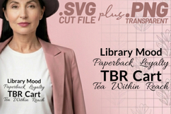 4x Bookish Quotes Library Mood Paperback Loyalty SVG Cut Product Image 3