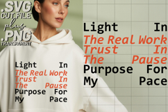 4x Inspirational Quotes Daily Trust Wise Mind SVG Cut Files Product Image 3