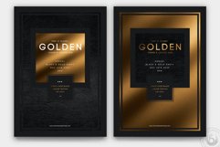 Minimal Black and Gold Flyer Template V1 Product Image 1