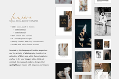 Minimal, Editorial Instagram Social Media Canva Templates Product Image 3