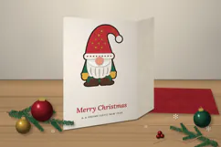 3D Layered Christmas Gnome SVG Product Image 5