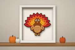 3D Layered Turkey SVG Product Image 4