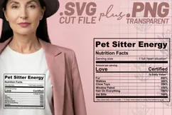 4x Funny Quotes Pet Sitter Club Energy Mode SVG Cut Files Product Image 3