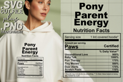 4x Funny Quotes Pony Parent Club Energy Mode SVG Cut Files Product Image 3