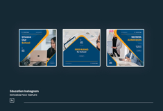 Elegant Education Instagram Post Template Vol.1 Product Image 2