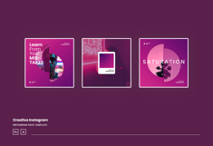 Neon Creative Instagram Ads Post &amp; Story Template Product Image 3
