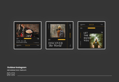 Backpacker Instagram Post &amp; Story Template Product Image 3