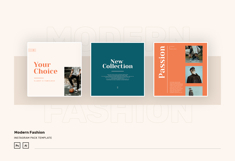 Modern Fashion Instagram Post &amp; Story Template Product Image 2