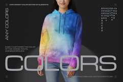 Women Hoodie Mockup Set Asian Model Studio. Generated Ai Product Image 2