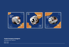 Puzzle Company Instagram Post &amp; Story Template Product Image 3