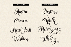 Baby Shake - Luxury Calligraphy Font with Swirl Alternate Product Image 2
