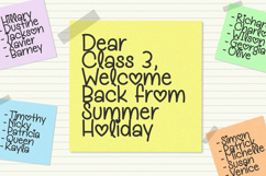Back to School Again - Handwritten Font Product Image 2