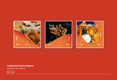 Fast Food Instagram Puzzle Ads Story and Post Product Image 3