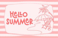 Holiday Snow - Cute Display Ligature Font Product Image 2