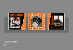 Urban Neon Instagram Template Product Image 3