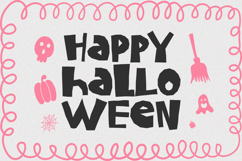 Magic Broom | Imperfect Halloween Fun Font Product Image 2