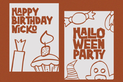 Tricky Mindful - All Caps Halloween Ugly Font Product Image 2