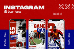Gridiron American Football Instagram Template ini, Product Image 2