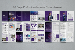 Professional Annual Report Template Product Image 2