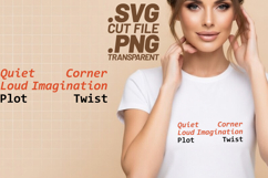 4x Bookish Quotes Trusted Plot Read Late SVG Cut Files Product Image 3