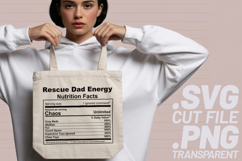 4x Funny Quotes Rescue Dad Club Energy Mode Mood SVG Files Product Image 3