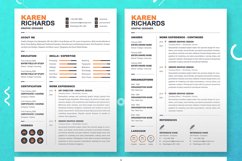Simple Minimalist CV Curriculum Vita Product Image 2
