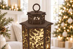 Christmas Stories Lantern SVG - 12 Festive Panels Product Image 5
