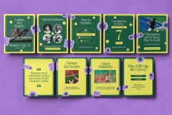 Tennis Competition Instagram carousel &amp; Canva Template Product Image 2