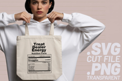 4x Funny Quotes Treat Dealer Club Nutrition Facts SVG Product Image 3