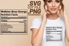 4x Funny Quotes Walkies Boss Club Nutrition Facts SVG Files Product Image 3